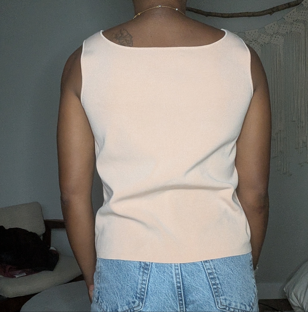 Dana Buchman pink tank - Picture 4 of 4